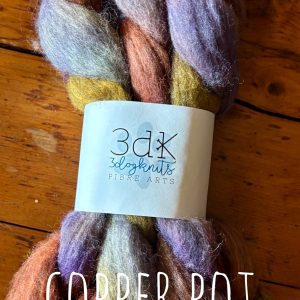 Corriedale Fibre - Copper Pot